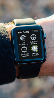 MasterCard Smartwatch Edit Profile Screen