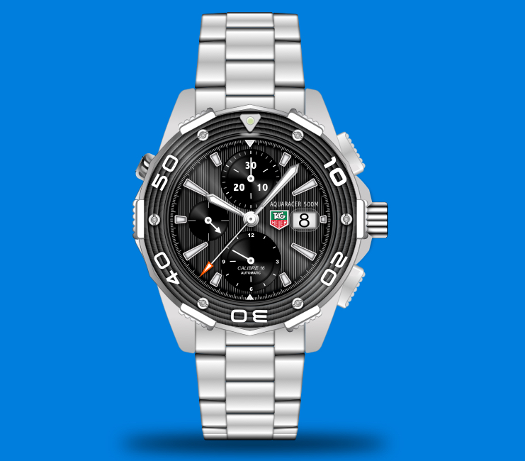 TagHeuer Watch Illustration